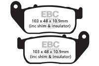 EBC Double- H Sintered Sportbike pad set