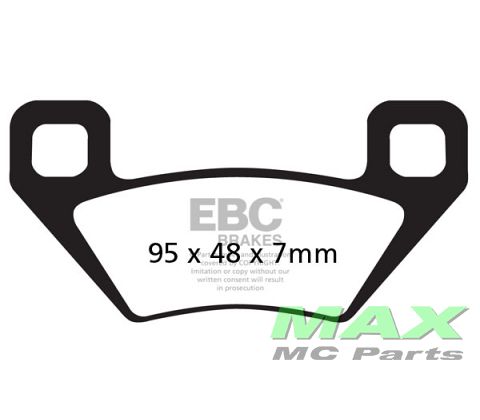 EBC Disc pad set FA395R *USE: FA395TT*