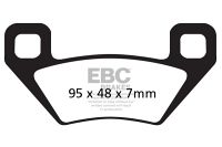 EBC Disc pad set FA395R *USE: FA395TT*