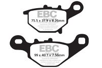 EBC Disc pad set *REAR* FA401TT RM85