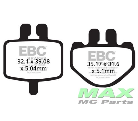 EBC Disc pad set FA485TT