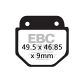 EBC Disc pad set FA486