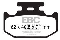 EBC Disc pad set FA497TT