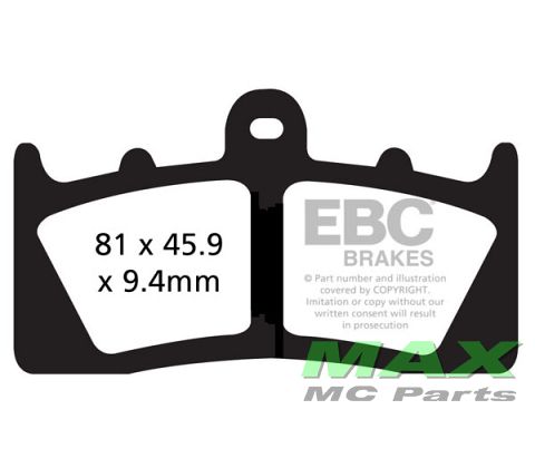 EBC Disc pad sinter*FRONT* FA613HH BMW