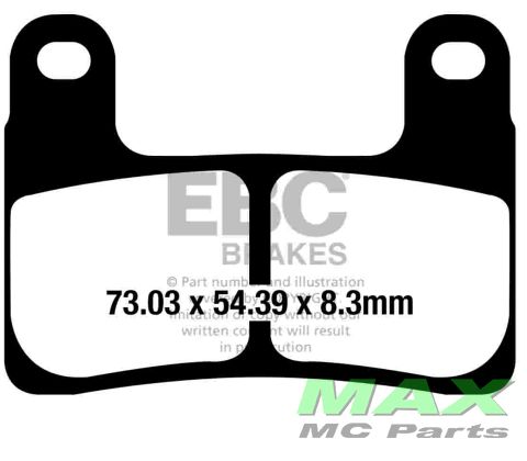 EBC Disc pad SINTER *FRONT* FA724HH