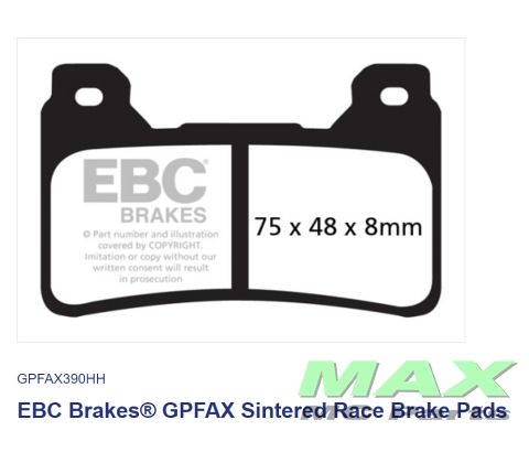 EBC RACE SINTERED FRONT RACE PADS