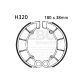 EBC Brake shoe set REAR H320 CB750 CB650