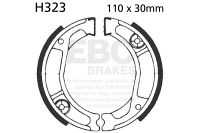 EBC grooved brake shoe set H232G