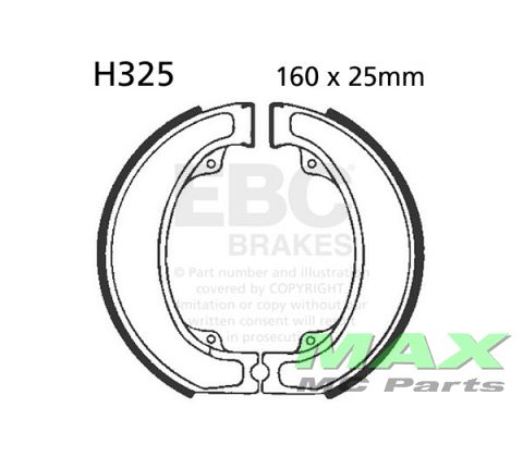 EBC Brake shoe set H325
