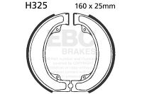 EBC grooved brake shoe set H325G