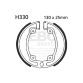 EBC grooved brake shoe set h330g