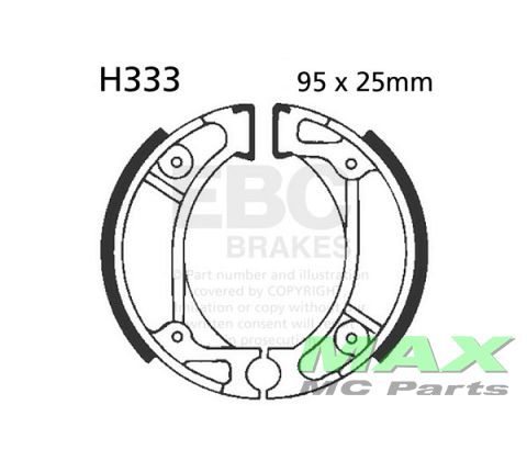 EBC Brake shoe set H333 HONDA KYMCO