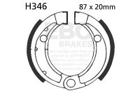 EBC grooved brake shoe set H346G