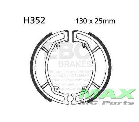EBC Brake shoe set H352