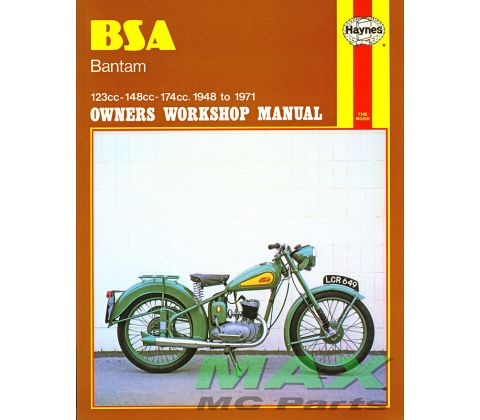 Haynes bog BSA BANTAM 123CC 148CC 174CC