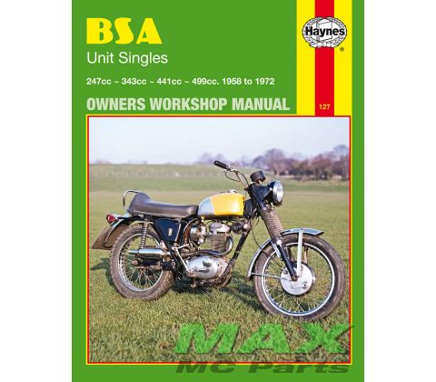Haynes bog BSA UNIT SINGLES 58-72 OFF-RO