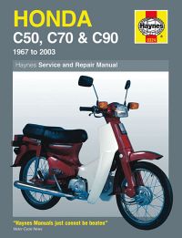 Haynes bog HONDA C50 C70 C90 67-03