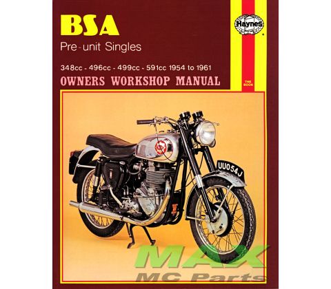 Haynes bog BSA PRE-UNIT SINGLES 348-591