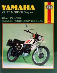 Haynes bog YAMAHA XT500 SR500 75-83