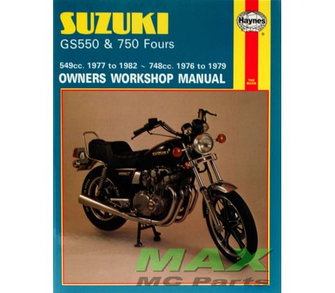 Haynes bog SUZUKI GS550F GS750F 77-82
