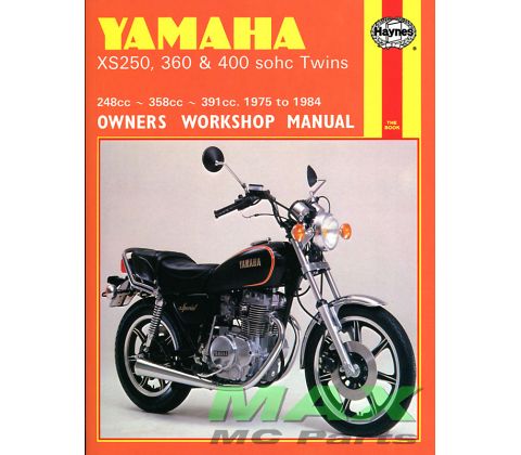 Haynes bog YAMAHA XS250 XS360 XS400 SOHC