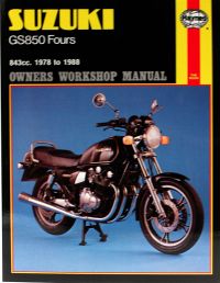 Haynes bog SUZUKI GS850 FOUR  78-88