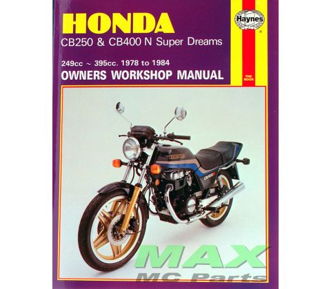 Haynes bog HONDA CB250 CB400N 78-84