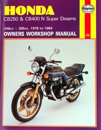 Haynes bog HONDA CB250 CB400N 78-84