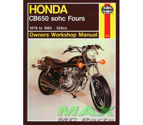 Haynes bog HONDA CB650 SOHC FOUR 78-84