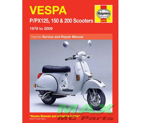Haynes bog VESPA PX125 PX150 PX200 P125