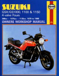 Haynes bog SUZUKI GS1000 GSX1100 GSX1150