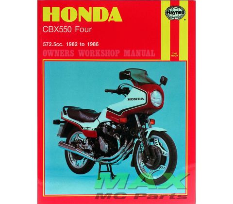 Haynes bog HONDA CBX550F1/F2 82-86