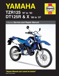 Haynes bog YAMAHA TRZ125 DT125R/X