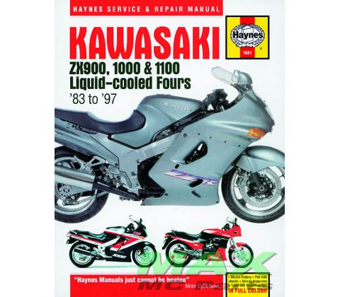 Haynes bog KAWASAKI GPZ900 ZX10 ZZR1100