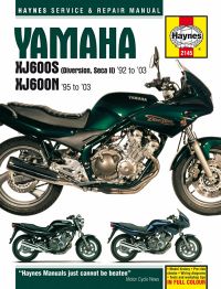 Haynes bog YAMAHA XJ600 DIVERSION XJ600N