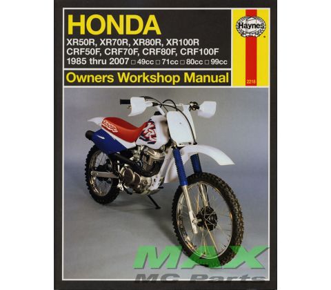 Haynes bog HONDA CRF50 CRF100 85-20