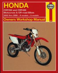 Haynes bog HONDA CRF250 CRF450  02-06