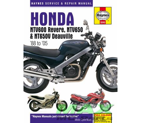 Haynes bog HONDA NTV600 NTV650 NT650V