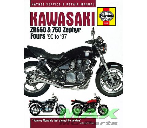 Haynes bog KAWASAKI ZR550 ZR750 ZEPHYR