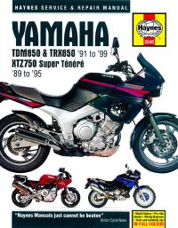 Haynes bog YAMAHA TDM850 TRX850 XTZ750