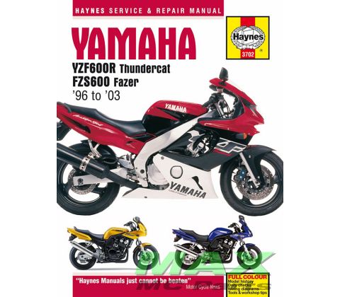 Haynes bog YAMAHA YZF600R FASER THUN