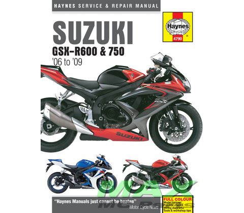 Haynes bog SUZUKI GSX-R600 GSX-R750 06-