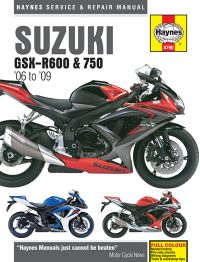 Haynes bog SUZUKI GSX-R600 GSX-R750 06-