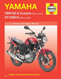 Haynes bog YAMAHA YBR125 XT125 05-13