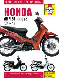 Haynes bog HONDA ANF125 INNOVA 03-12