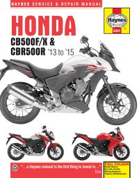 Haynes bog HONDA CB500F/N,CBR500R 13-20