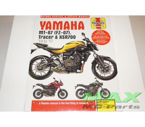 Haynes bog YAMAHA MT-07 TRACER XSR700
