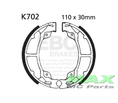 EBC Brake shoe set K702