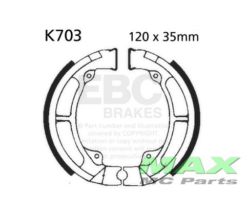 EBC Brake shoe set REAR K703