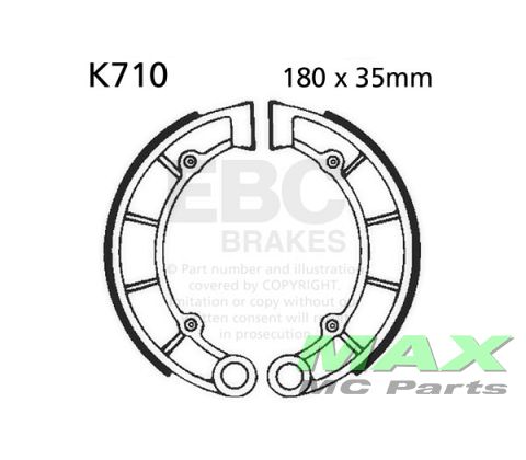 EBC Brake shoe set K710